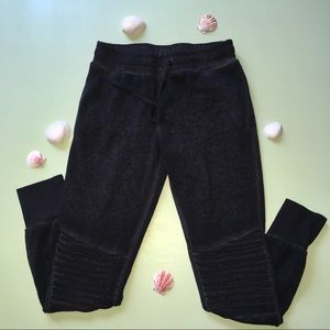 💫 NOLLIE Black Joggers w/ Knee Patches